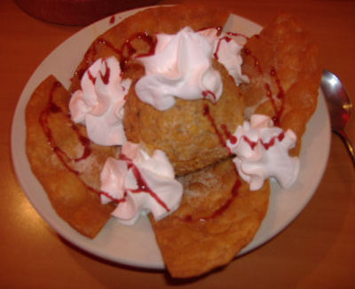 Azteca's - Deep-fried Ice Cream