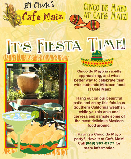 cinco de mayo 2011 flyer. Cinco de Mayo 2011 at Cafe