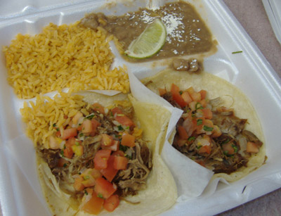 Cancun Fresh Mexican Grill - Carnitas Tacos To Go