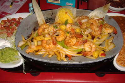 Chevys - Tequila-Lime Shrimp Fajitas