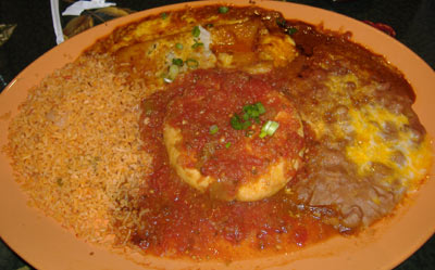 El Cholo Cantina - Chile Relleno/Chicken Enchilada