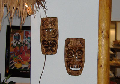 Flamingo's Tiki Masks