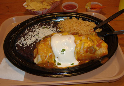 Fresca's Mexican Grill Ranchero Burrito