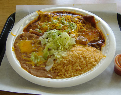 Hank's Mexican Food - Enchiladas Hank's Mexican Food - Enchiladas