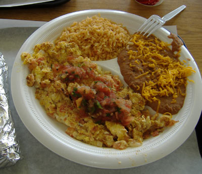 Hank's Mexican Food - Huevos a la Mexicana