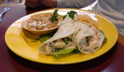 Javier's Chicken Taco Plate