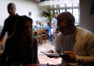 Javier's Interior - Sherry and Zach in Foreground Javier's Interior - Sherry and Zach in Foreground