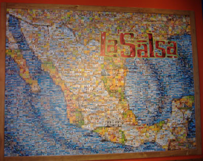 La Salsa - Mosaic Map