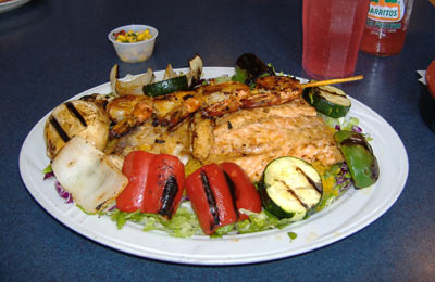 Las Fajitas Seafood Combo