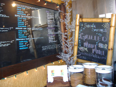 La Sirena Grill - Menu Boards