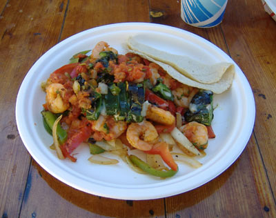 La Sirena Grill - Blackened Shrimp Plate La Sirena Grill - Blackened Shrimp Plate