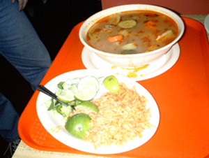Los Sanchez Albondigas Soup