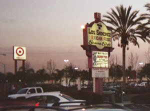 Los Sanchez Street Sign