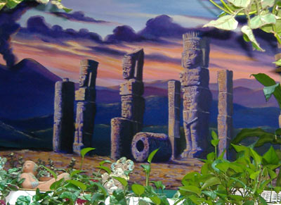 Mario's Fiesta Maya - Ceiling Painting #3 Mario's Fiesta Maya - Ceiling Painting #3
