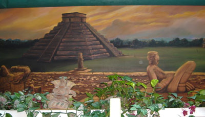 Mario's Fiesta Maya - Ceiling Painting #2