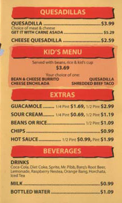 Miguel's Jr. Menu - Page 3