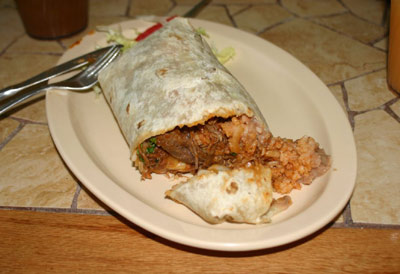 El Moctezuma #3 - Tinga Burrito