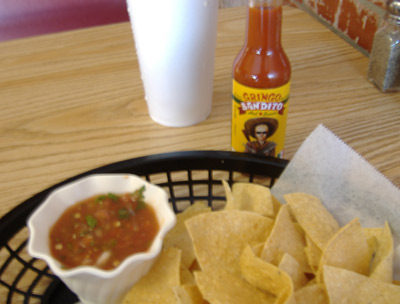 Molcajete Grill - Chips, Salsa, and Gringo Bandito