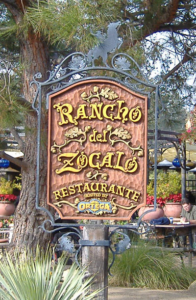 Rancho del Zocalo - Signage Rancho del Zocalo - Signage