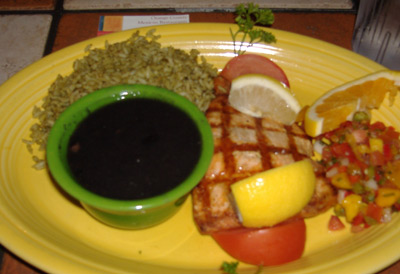 Rose Canyon Cantina and Grill - Salmon Platter