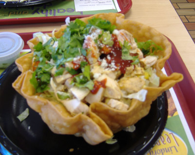 El Pollo Loco's BBQ Ranch Chicken Tostada Salad