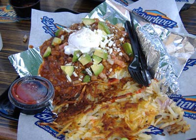 Sharkeez - Towering Huevos Rancheros