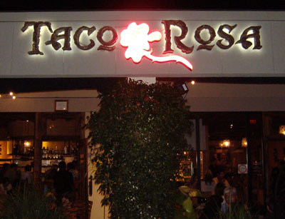 Taco Rosa - Exterior/Nighttime