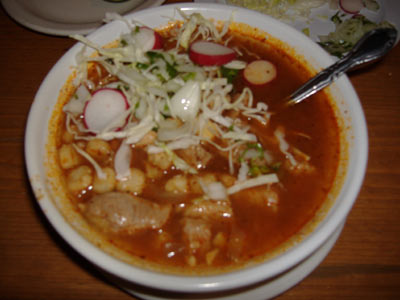 Taco Rosa - Pork Pozole