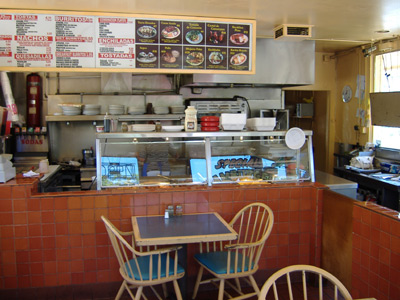 Tacos Acapulco - Inside Menu Board