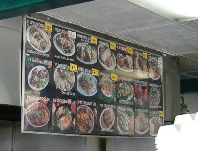 Taqueria Tiscareno - Menu Board