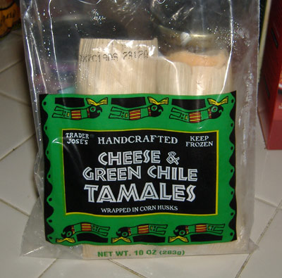 Trader Joe's - Cheese and Green Chile Tamales