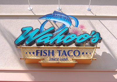 Wahoo's Fish Taco - Signage Wahoo's Fish Taco - Signage