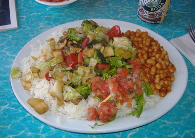 Wahoo's Fish Taco - Veggie Bowl